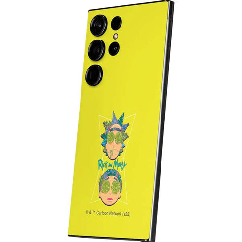 Adult Swim Rick and Morty Rick and Morty Portal Eyes Galaxy S25 Ultra Skin